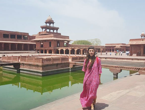 Agustina Lacoponi at Fatehpur Sikri