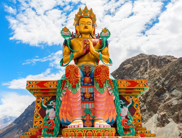 Maitreya Buddha at Diskit Monastery